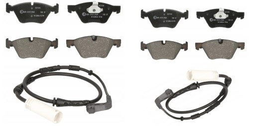 34116874331 - Колодки передние и задние с датчиками BMW F30 F31