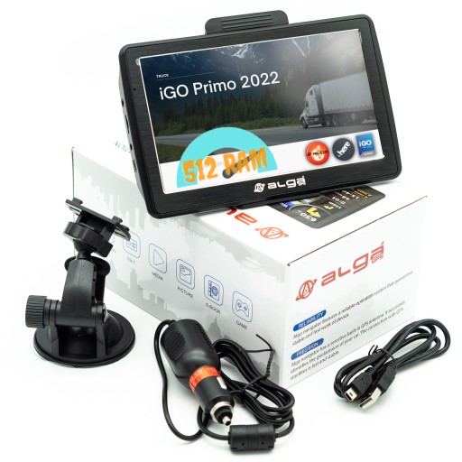 ALGA SEVEN Pro-512 RAM,GPS-навигация, IGO TRUCK