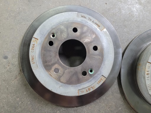 discs brake rear part rear. 284 MM KOMPLET SSANGYONG KGM TORRES EVX