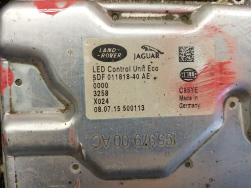 JAGUAR XE control unit LED module HELLA 15-18