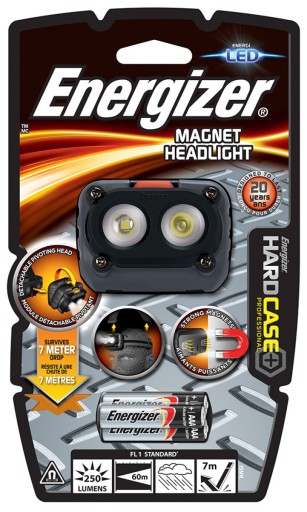Фонарик Hard Case Magnet Headlight Black led