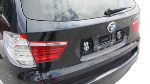 BMW X3 F25 boot doors boot cover rear part CARBON SCHWARZ 416 41007275066