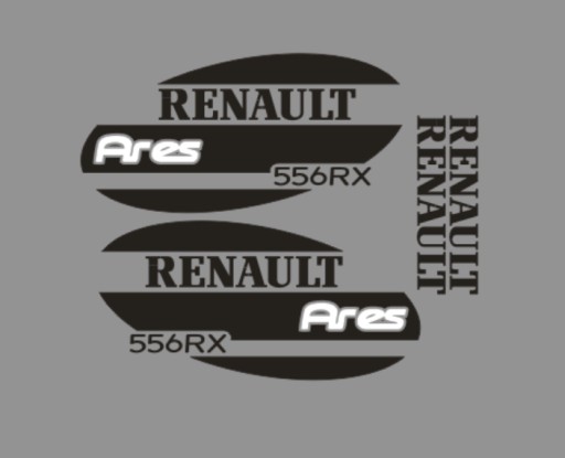 556 - Наклейка RENAULT ARES 556RX