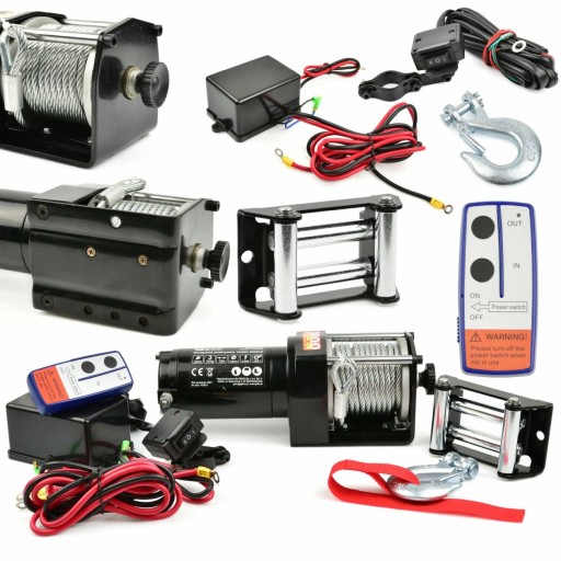 ЛЕБІДКА ЕЛЕКТРИЧНА 12V 3000LB GEKO