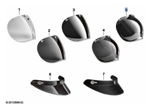 Дзеркальне скло BMW Motorrad