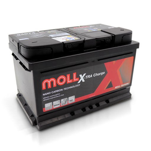 84075 - Акумулятор MOLL X-tra Charge 75Ah 720a L3 3 роки