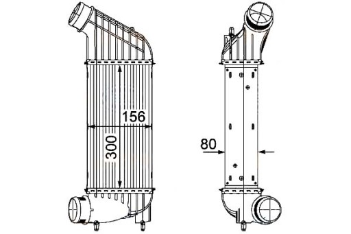 HEL-8ML 376 - ИНТЕРКУЛЕР НАДДУВОЧНОГО ВОЗДУХА HEL