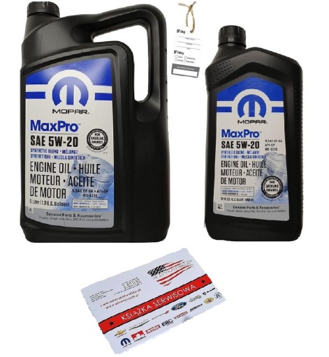 MOPAR 5W20 6L MS-6395 + БЕЗКОШТОВНІ ПОДАРУНКИ