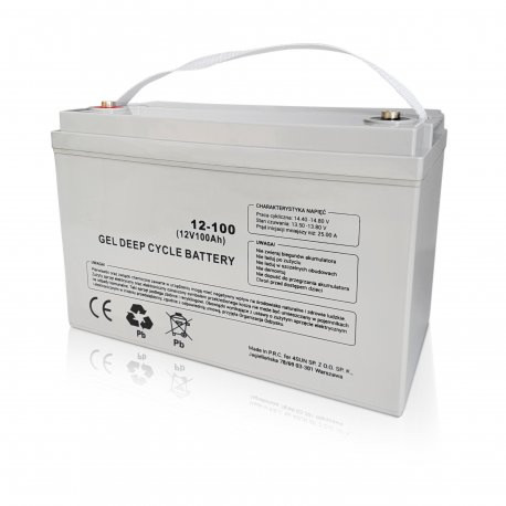 Tpg100 12 в 100 ач гелевый аккумулятор