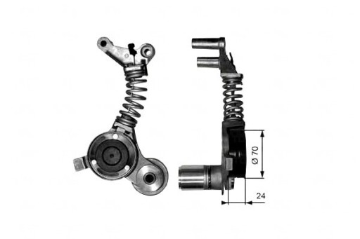 T38406 28104 - Gates натяжитель поликлинового ремня AUDI A4 A6 3.0