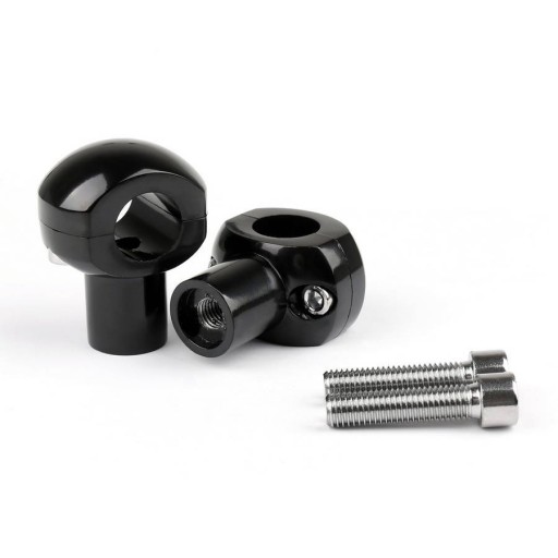 MT030-17BL - RISERY КРІПЛЕННЯ НА КЕРМО ДЮЙМ ЧОРНИЙ КРУГЛИЙ 7 СМ