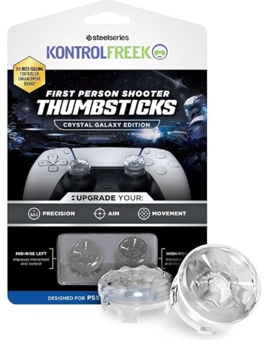 🔥 OSTATNIE SZTUKI! KontrolFreek Galaxy Crystal Kit PS5 - Precyzja 50% TANIEJ!