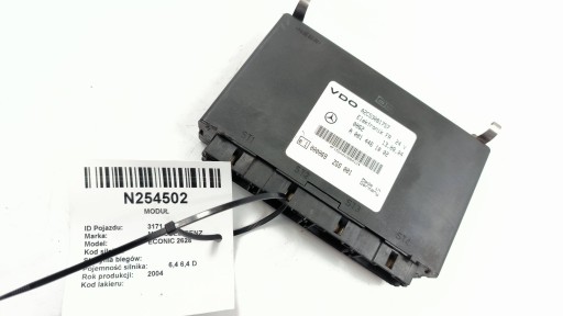 Fr vdo модуль a0014461002 mercedes-benz econic 2628