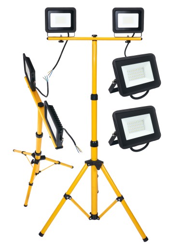 Прожектор галогенна Світлодіодна лампа 2X 30W + штатив