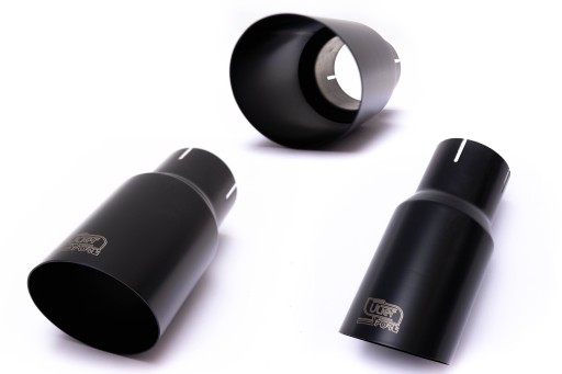 NBL1-90-1* - Наконечник глушника 90 мм фітінг 65 мм чорний