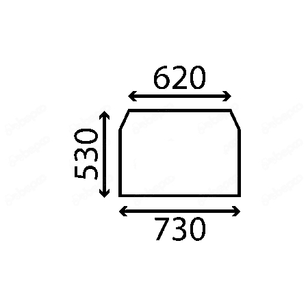 231404 - скло даху Manitou MHT 950 L MHT 950 LT