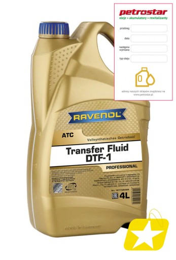 Перекачувальна рідина ravenol dtf-1 4л