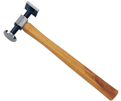 Молоток жестянщика с плоскими канавками KING TONY 9CF120