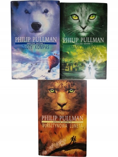 Zdjęcie egzemplarza: Mroczne Materie Tomy 1-3 / Philip Pullman Złoty Kompas