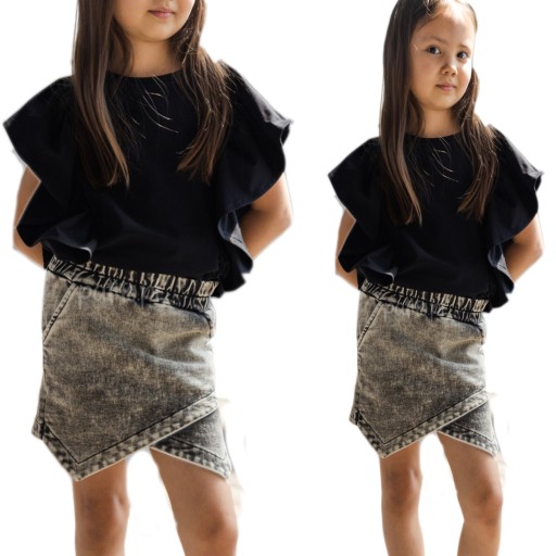 All For Kids СПІДНИЦЯ/ШОРТИ джинси сірі 152 158