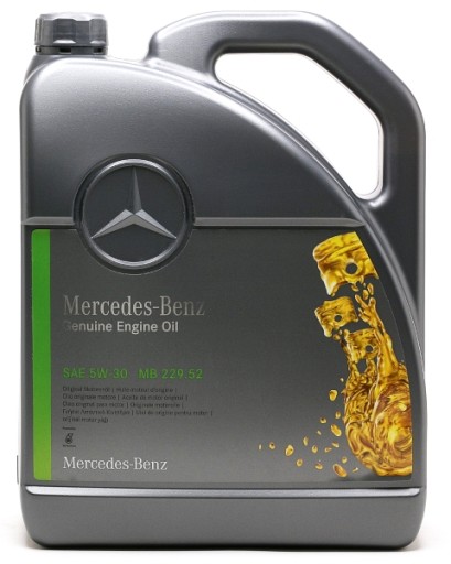ОРИГИНАЛЬНОЕ MERCEDES OIL 5W-30 MB 229.52 5л