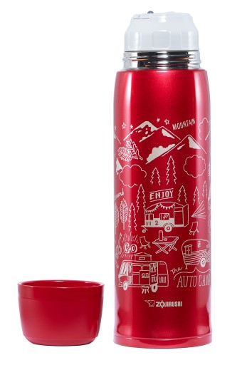 Термос Zojirushi SJ-JS10-RA 1,03 л апельсини і червоні