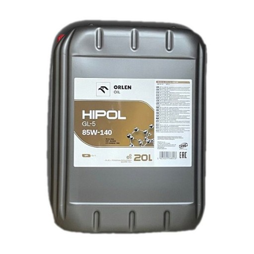 Orlen oil hipol gl5 85w140 трансмісійне масло qfo827k20 20л