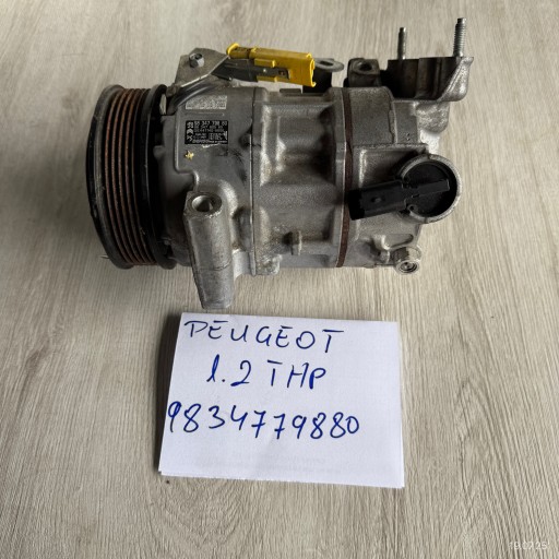 compressor; pump of the air conditioning compressor CITROEN PEUGEOT 1.2 THP 9834779880