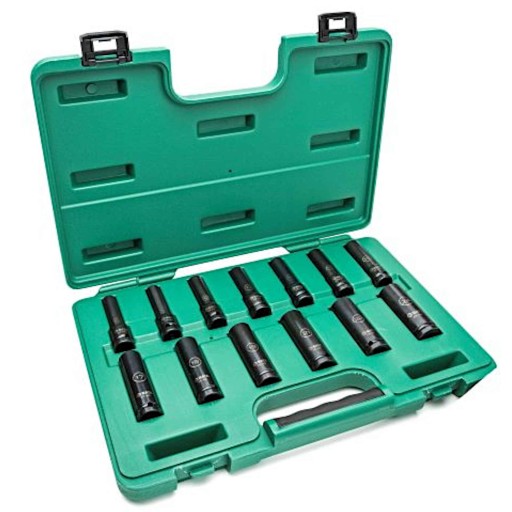 НАБОР SATA ИЗ 13 ТОНКОСТЕННЫХ УДАРНЫХ ГОЛОВОК D