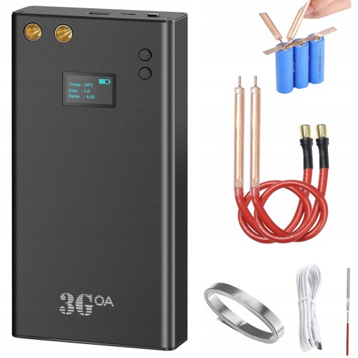 ПОРТАТИВНИЙ МІНІ АКУМУЛЯТОР ДЛЯ АПАРАТУ ТОЧКОВОГО ЗВАРЮВАННЯ З КОЛЬОРОВИМ РК-ЕКРАНОМ