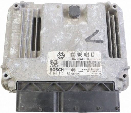 VW TOURAN e modulo centralina motore 1.9 TDI 03G906021KC 0281013196