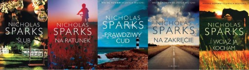 Ślub Nicholas Sparks Komplet 5 książek