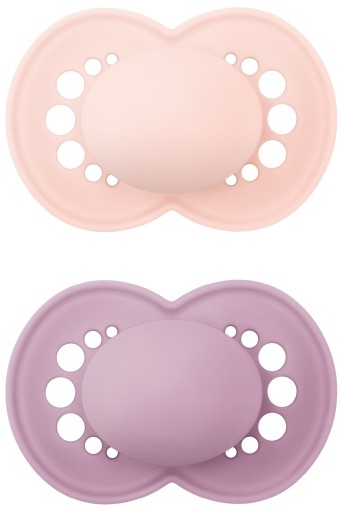 Соска МАМ ортодонтична силіконова 6 м+