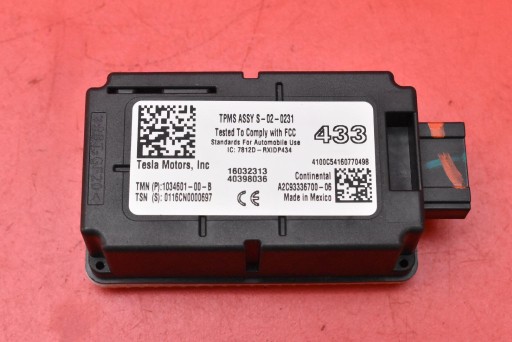 mamAUTO-1021210-1034601-00-B - Контролер tpms модуль 1034601-00-b tesla model x 90d 525 км 15-21