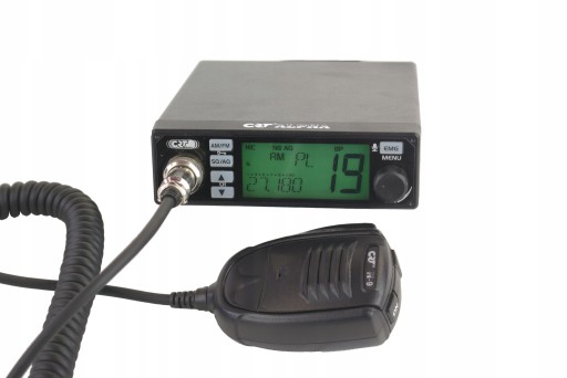 CB Radio CRT Alpha ALFA - AM-FM - ASC - 7 кольорів
