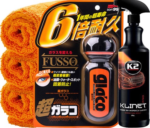 SOFT99 ULTRA Glaco рідкий склоочисник 70 мл + IPA