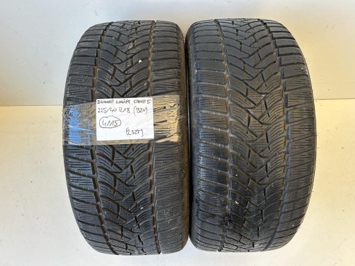 2 ШИНЫ DUNLOP WINTER SPORT 5 225/40 R18 92V