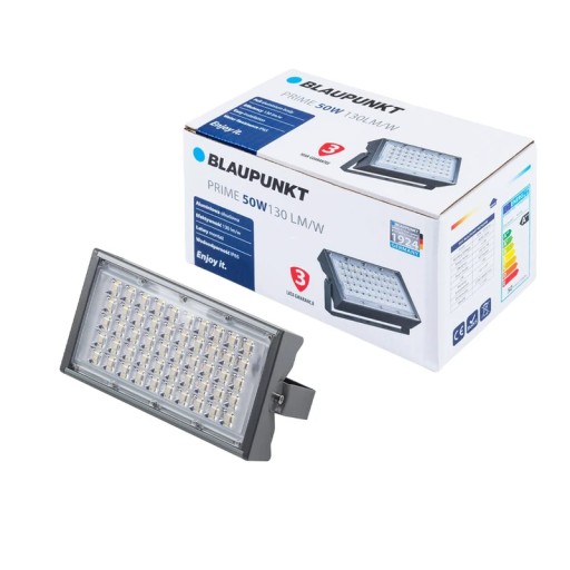 BLAUPUNKT ОСВІТЛЮВАЧ LED (СВІТЛОДІОД) PRIME, 50W IP65 BARWA НАТУРАЛЬНА зображення 1