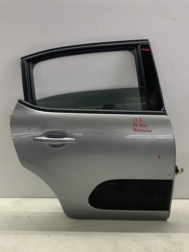 door right rear part right rear. CITROEN C3 III (2016-2024) colour KCAC