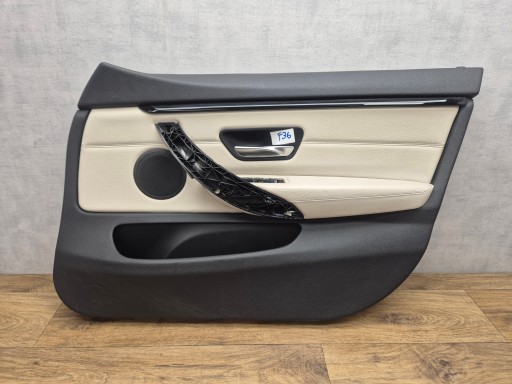 BMW 4 F36 side door right front upholstery leather ELFENBEIN WEISS AMBIENT