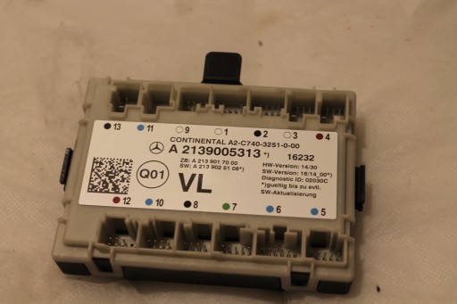MERCEDES модуль управления дверью A2139005313 W213