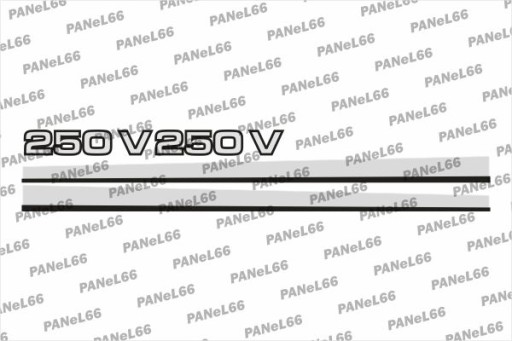 F250Vv1 - Набір наклейок FENDT 250 V-Варіант 1