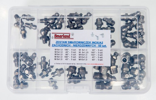 Комплект ЛУБРИКАТОРІВ з нержавіючої сталі A2 INOX