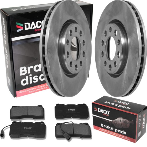 Daco диски x2 колодки Alfa GIULIETTA Fiat 500X