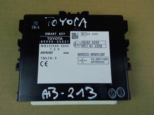 Toyota Avensis T27 module computer control unit SMARTKEY 89990-05021