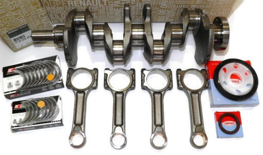 122011649R 7701475074, - Колінчастий вал шатунні підшипники renault 1.5 dci k9k