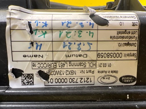 light right Range Rover Sport 3 L 461 N9X2-13W029-HC Full Led