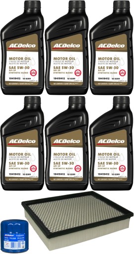 ACDELCO 5W30 5.7L + ФІЛЬТРИ SILVERADO 2007-2013