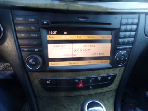 RADIO radio CD NAVI TEL A2118705194 MERCEDES E-KLASA W211 LIFT