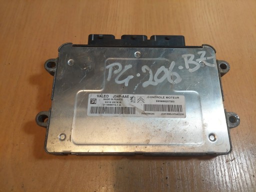 ДВИГАТЕЛЬ КОМПЬЮТЕР PEUGEOT CITROEN 1.4 B 9666257580 9655883280 J34P-AAE